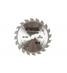 Диск пильний для дерева MASTERTOOL з твердосплавними напайками 185×20×20T адаптер 20-16 08-7192