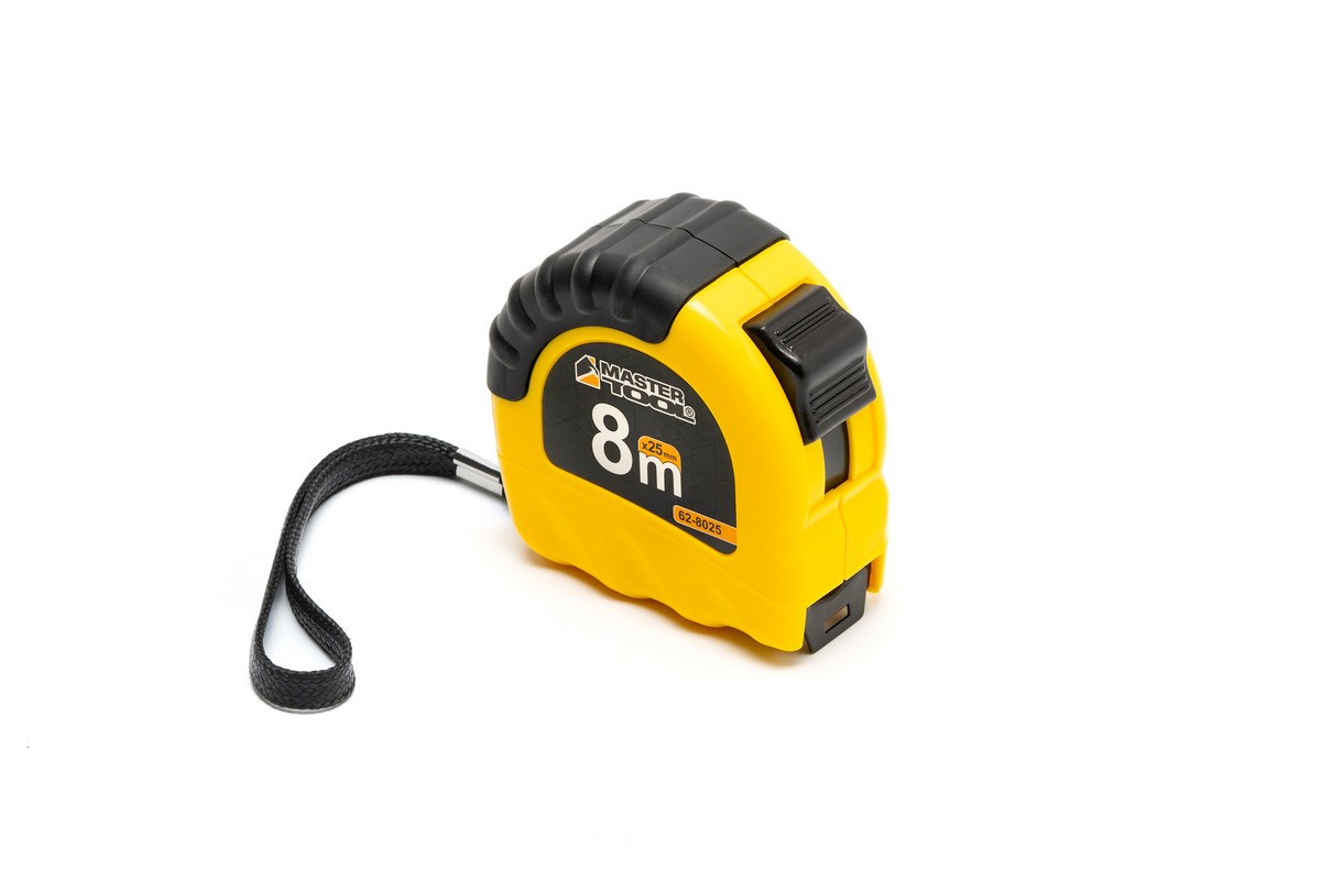 Рулетка MASTERTOOL "Shiftlock" 8 м×25 мм фіксатор полотна нейлонове покриття 62-8025 view 2