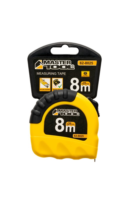 Рулетка MASTERTOOL "Shiftlock" 8 м×25 мм фіксатор полотна нейлонове покриття 62-8025 view 6