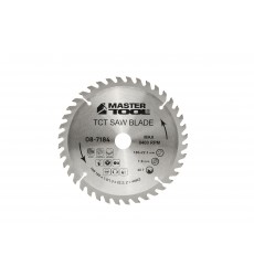 Диск пильний для дерева MASTERTOOL з твердосплавними напайками 180×22.2×40T адаптер 22.2-20 08-7184