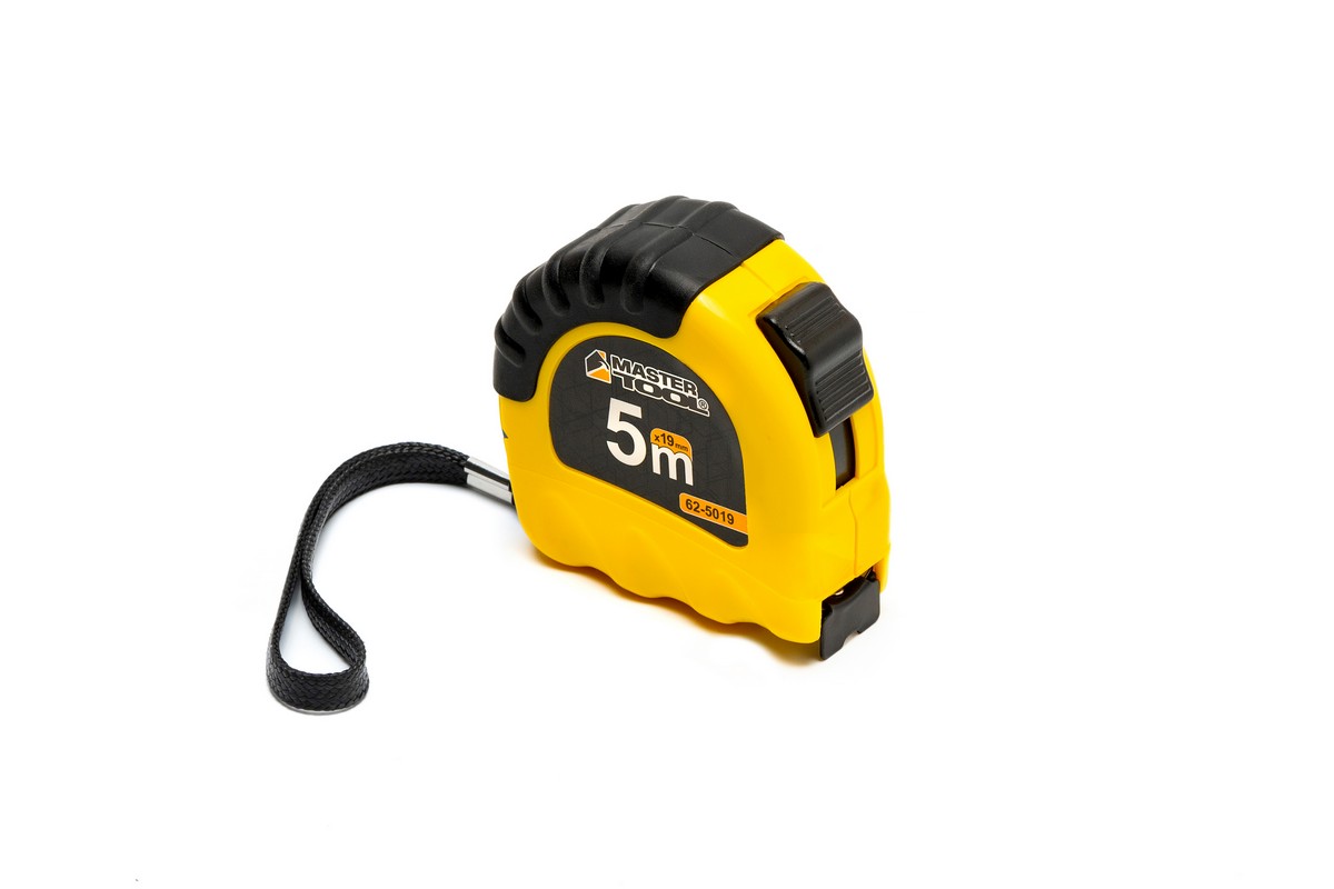Рулетка MASTERTOOL "Shiftlock" 5 м×19 мм фіксатор полотна нейлонове покриття 62-5019 view 2