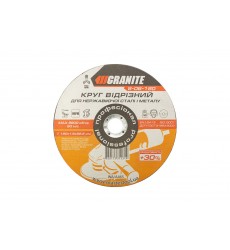 Диск абразивний відрізний по металу та нержавіючій сталі GRANITE PROFI +30 180 x 1,6 x 22,2 мм 8-06-180