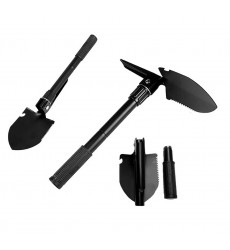 Лопата саперна MASTERTOOL 95 x 125 x 415 мм складана з чохлом 14-6280