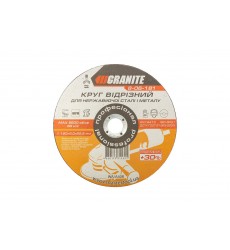 Диск абразивний відрізний по металу та нержавіючій сталі GRANITE PROFI +30 180 x 2,0 x 22,2 мм 8-06-181
