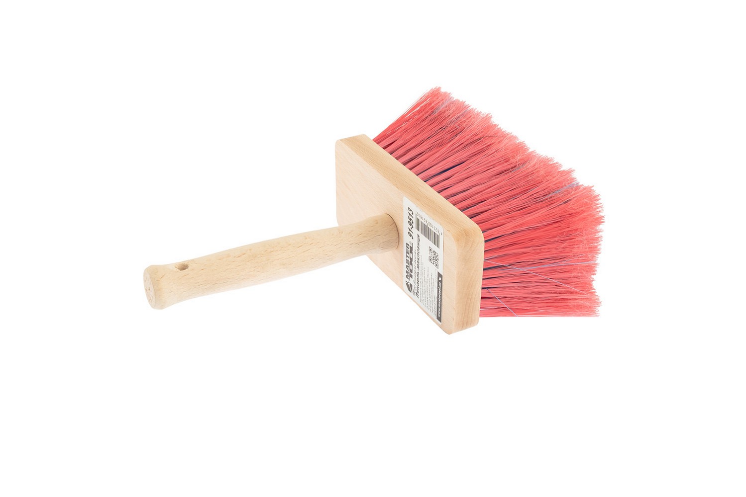 Макловиця MASTERTOOL 130х60/65 мм синтетична щетина дерев'яна ручка 91-9513 view 2