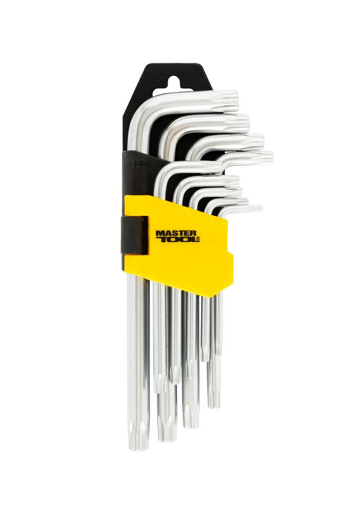 Ключі TORX MASTERTOOL CrV Т10/Т50 55/133 мм набір 9 шт 75-0960 view 2