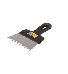 Шпатель зубчастий MASTERTOOL 150х8х8 мм 19-6815