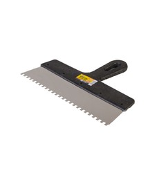 Шпатель зубчастий MASTERTOOL 300х6х6 мм 19-6630