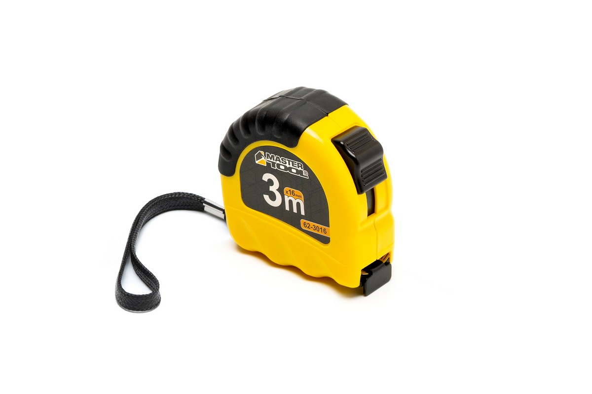 Рулетка MASTERTOOL "Shiftlock" 3 м×16 мм фіксатор полотна нейлонове покриття 62-3016 view 2