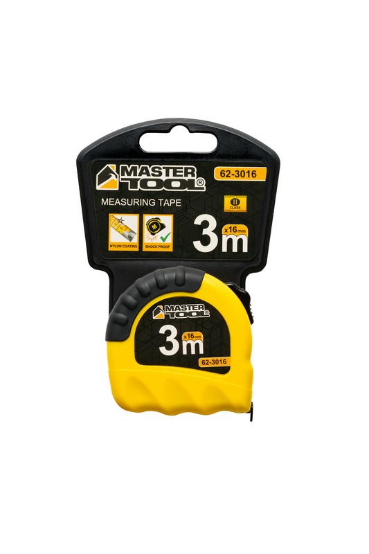 Рулетка MASTERTOOL "Shiftlock" 3 м×16 мм фіксатор полотна нейлонове покриття 62-3016 view 6