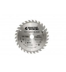 Диск пильний для дерева MASTERTOOL з твердосплавними напайками 180×22.2×30T адаптер 22.2-20 08-7183