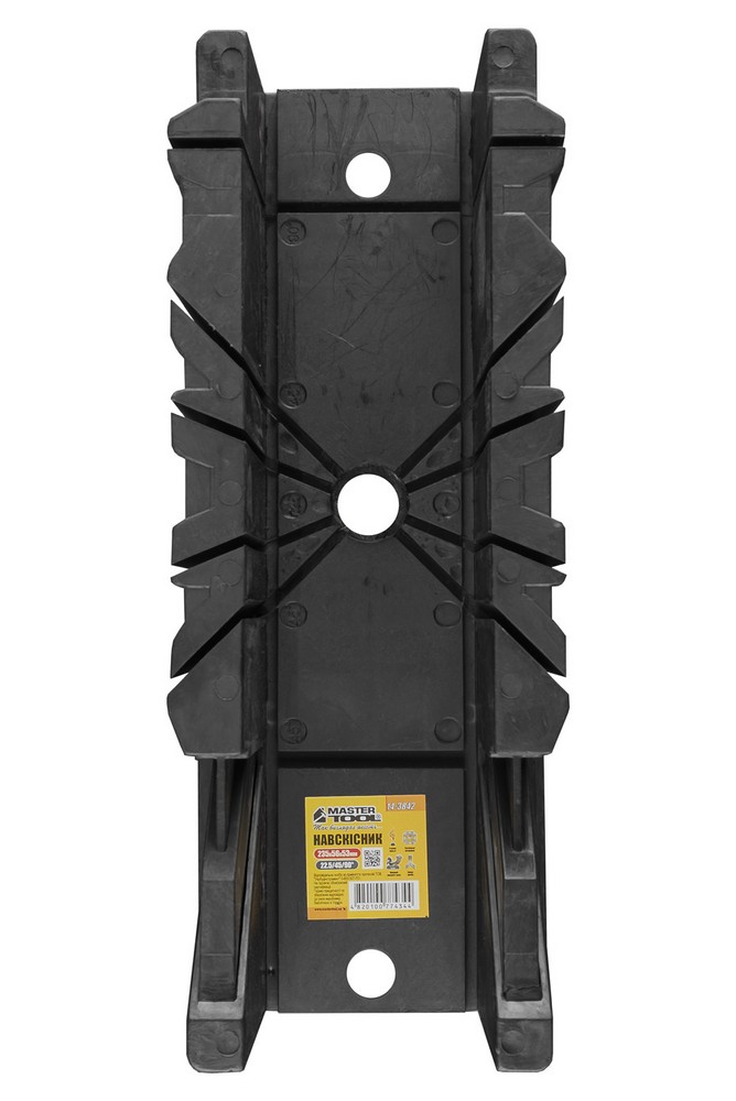 Навскісник столярний пластиковий MASTERTOOL 235 × 56 × 53 мм 22,5/45/90° 14-3842 view 2