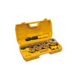 Клуп трубний для нарізання різьби MASTERTOOL BSPT набір 4 шт ½