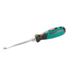 Викрутка шліцева магнітна MASTERTOOL HEXAGON SL6х100 мм ручка з TPR покриттям 45-8610