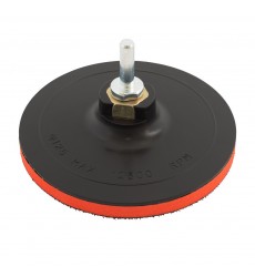 Платформа для круга шліфувального MASTERTOOL з липучкою Velcro Ø 125 мм 10 мм М14 зі стрижнем 08-6001