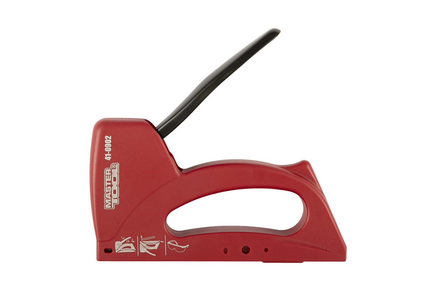 Степлер ресорний MASTERTOOL скоба R53 6-10 мм корпус ударостійкий пластик 41-0902 view 2