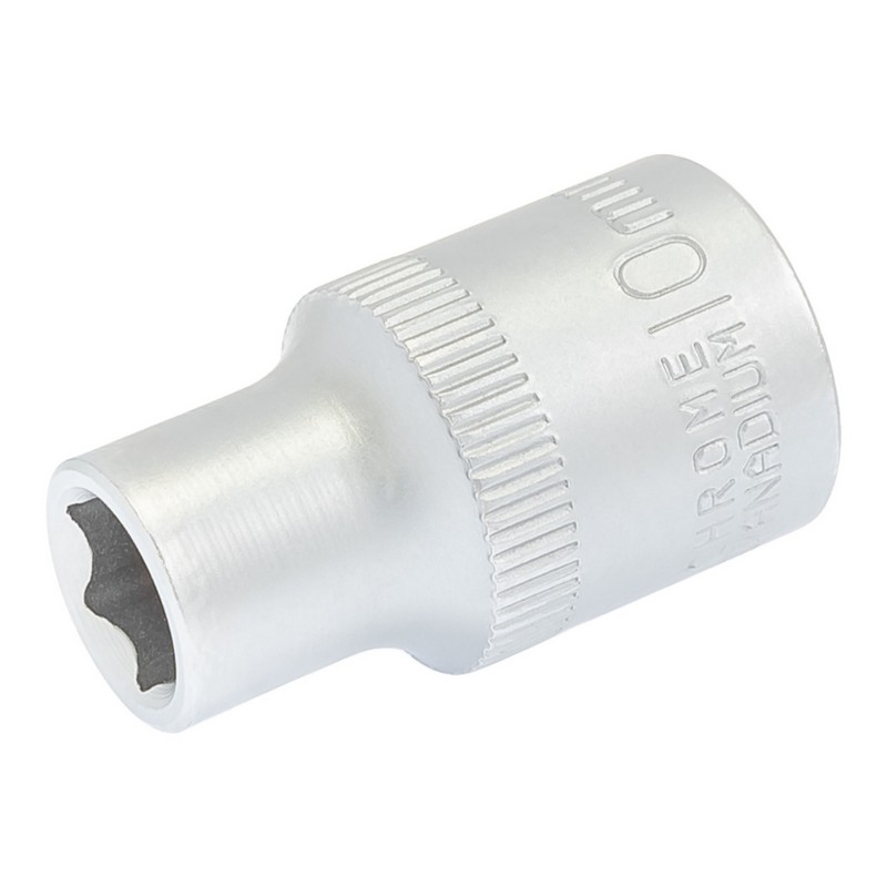 Головка торцева 6-гранна MASTERTOOL ½" 10 мм L 40 мм CrV 78-0010 view 1