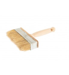 Макловиця MASTERTOOL малярська плоска 130 x 30 мм, натуральна щетина, дерев’яна рукоятка 91-9213