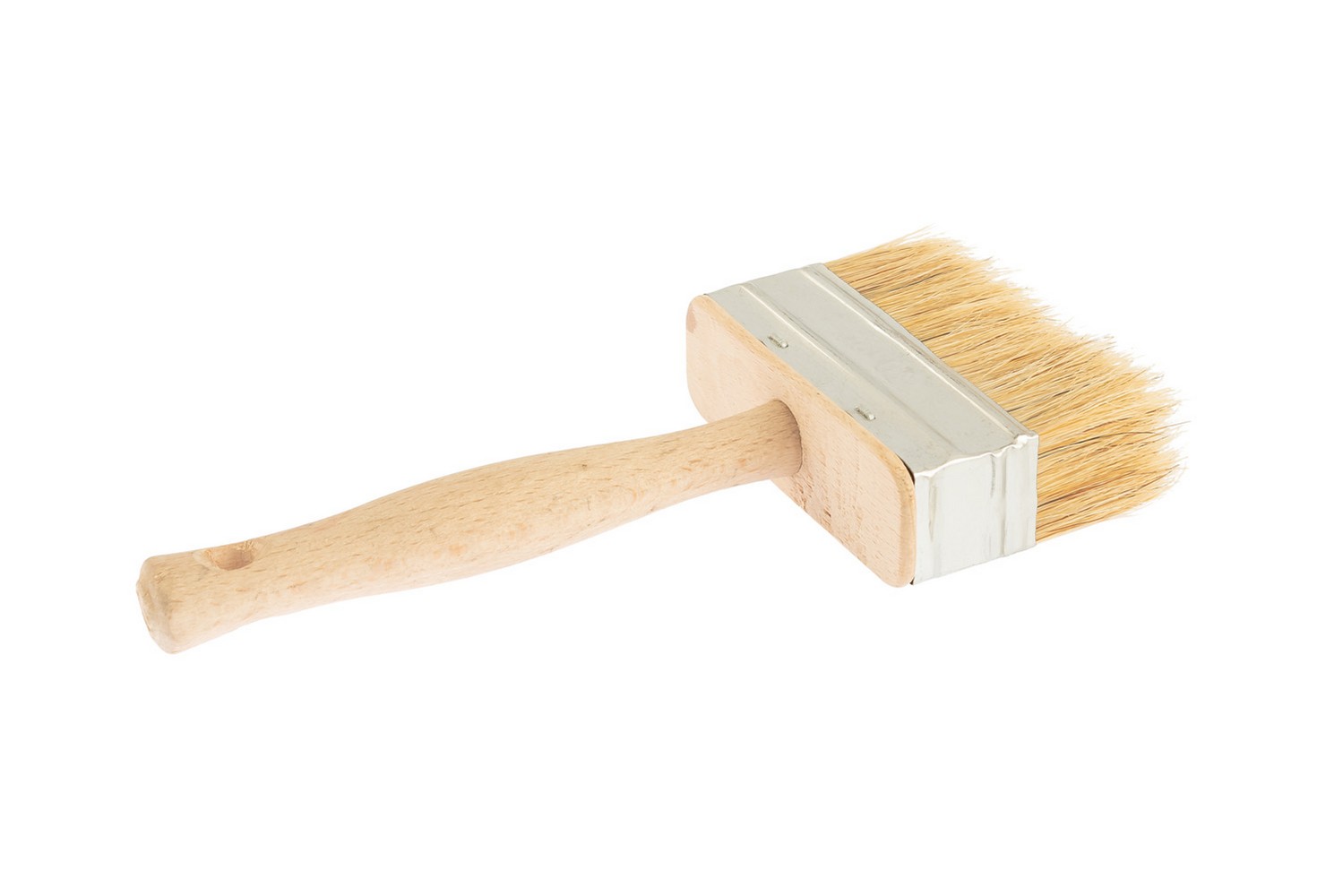 Макловиця MASTERTOOL 90×30 мм натуральна щетина з дерев'яною ручкою 91-9209 view 2