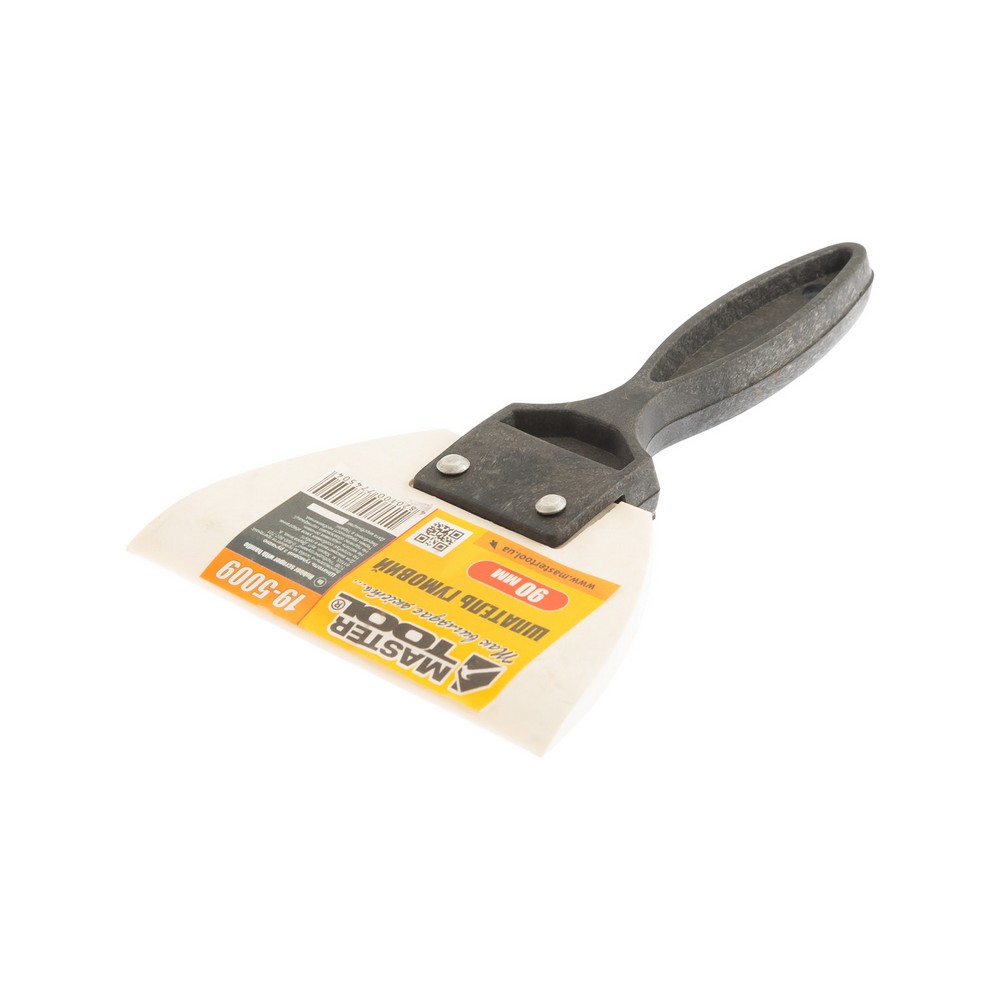 Шпатель гумовий MASTERTOOL 90 мм з ручкою 19-5009 view 1