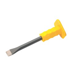 Зубило будівельне MASTERTOOL з захисною ручкою TPR 200×16×22 мм 03-0200