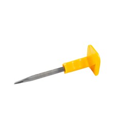Зубило будівельне MASTERTOOL з захисною ручкою TPR 250×16×22 мм 03-0250