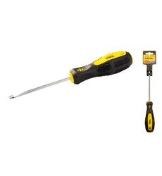 Викрутка шліцева MASTERTOOL SL6х100 мм ручка з TPR покриттям 48-5610