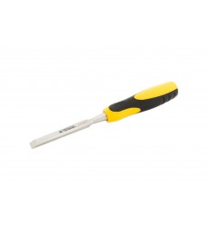 Стамеска плоска для дерева ударна MASTERTOOL CrV 12 мм з двокомпонентною ручкою 14-1512