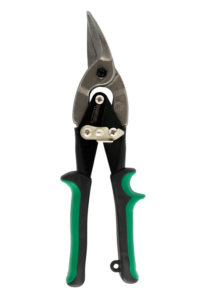 Ножиці для металу MASTERTOOL CrV 250 мм правий різ 01-0422 view 2