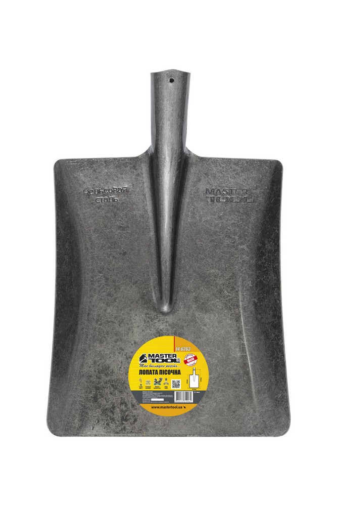 Лопата совкова MASTERTOOL 247х290х370 мм лакове покриття 14-6263 view 1