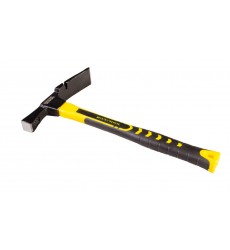 Молоток муляра MASTERTOOL 600 г HRC 50 рукоятка фібергласова 380 мм 02-0124