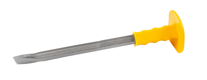 Зубило будівельне MASTERTOOL з захисною ручкою TPR 350×19×23 мм 03-0350 view 1