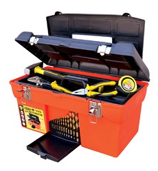 Скриня для інструментів MASTERTOOL з металевими замками 19