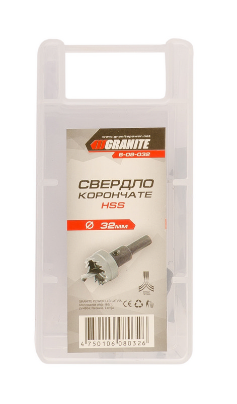 Свердло корончасте GRANITE HSS 32 мм 6-08-032 view 2