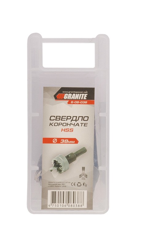 Свердло корончасте GRANITE HSS 38 мм 6-08-038 view 2