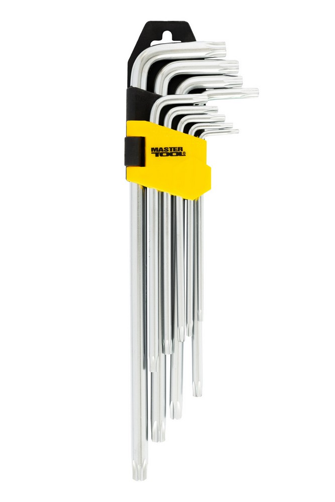 Ключі TORX MASTERTOOL Long Arm CrV Т10/Т50 90-227 мм набір 9 шт 75-0961 view 2