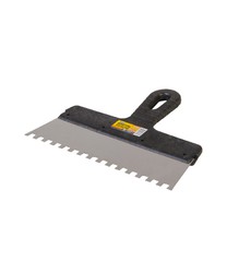 Шпатель зубчастий MASTERTOOL 250х8х8 мм 19-6825