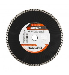 Диск алмазний GRANITE TURBO WAVE 230×2.8 мм 22-24% 6600 об/хв 9-04-230