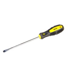Викрутка шліцева MASTERTOOL SL6х150 мм ручка з TPR покриттям 48-5615