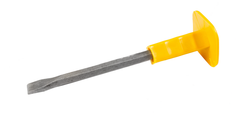Зубило будівельне MASTERTOOL з захисною ручкою TPR 300×16×22 мм 03-0300 view 1