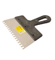 Шпатель зубчастий MASTERTOOL 200х6х6 мм 19-6620