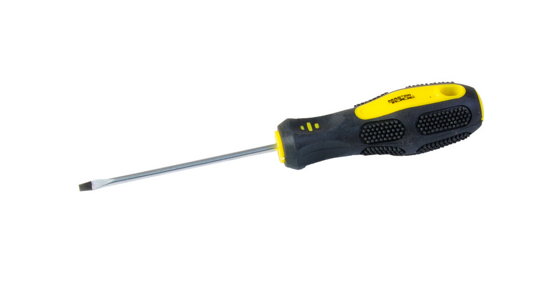 Викрутка шліцева MASTERTOOL SL3х75 мм ручка з TPR покриттям 48-5375 view 1