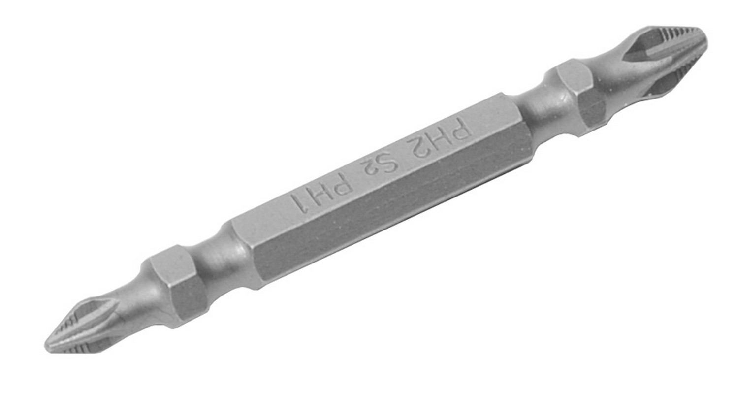 Насадка викруткова GRANITE двостороння PH1/PH2 65 мм ¼" S2 набір 2 шт 10-12-650 view 1