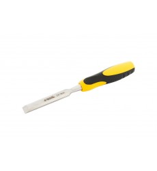 Стамеска плоска для дерева ударна MASTERTOOL CrV 16 мм з двокомпонентною ручкою 14-1516