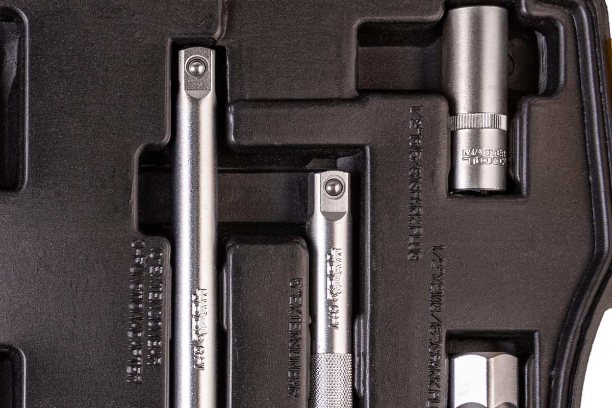 Набір інструментів MASTERTOOL PROFI ½" 32 шт 8-32 мм CrV50BV30 протиударний кейс 78-4032 view 5