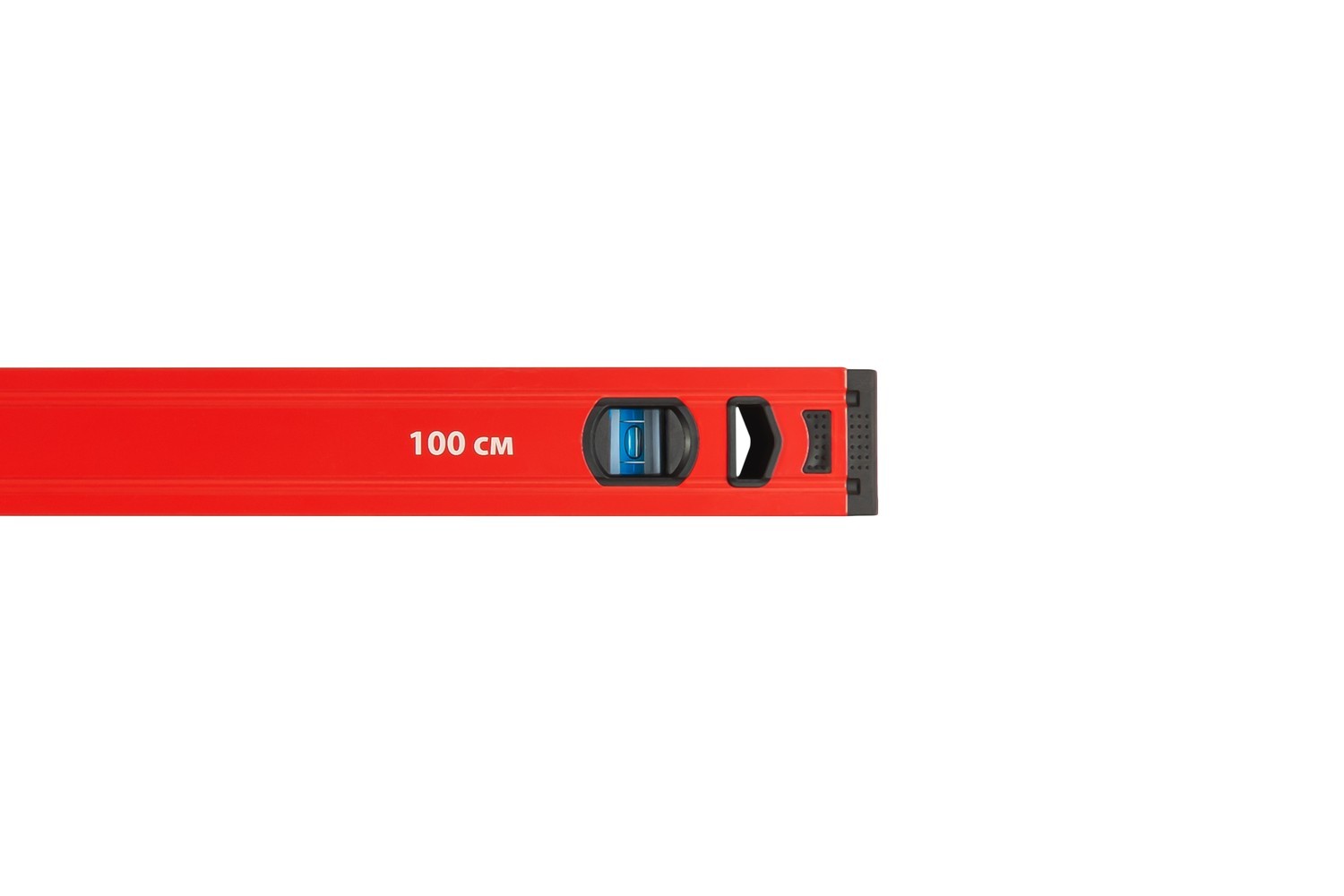 Рівень будівельний MASTERTOOL ПРОФІ 100 см, 2 капсули, фрезерована поверхня, жолоб для труб, точність 0,5 мм/м (0,03°) 37-1003 view 7