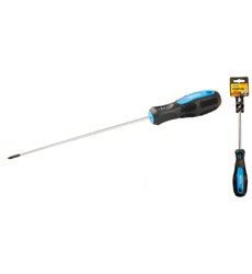 Викрутка хрестова магнітна MASTERTOOL PH0х150 мм ручка з TPR покриттям 48-5015