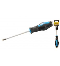 Викрутка ударна хрестова магнітна MASTERTOOL PH1х100 мм ручка з TPR покриттям 49-5110