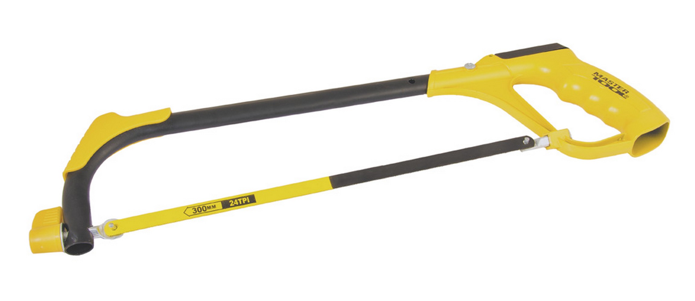 Ножівка по металу MASTERTOOL 250-300 мм з металевою ручкою ергономічна накладка контейнер для зберігання flex полотно 12.5 мм 24TPI 14-2227 view 1