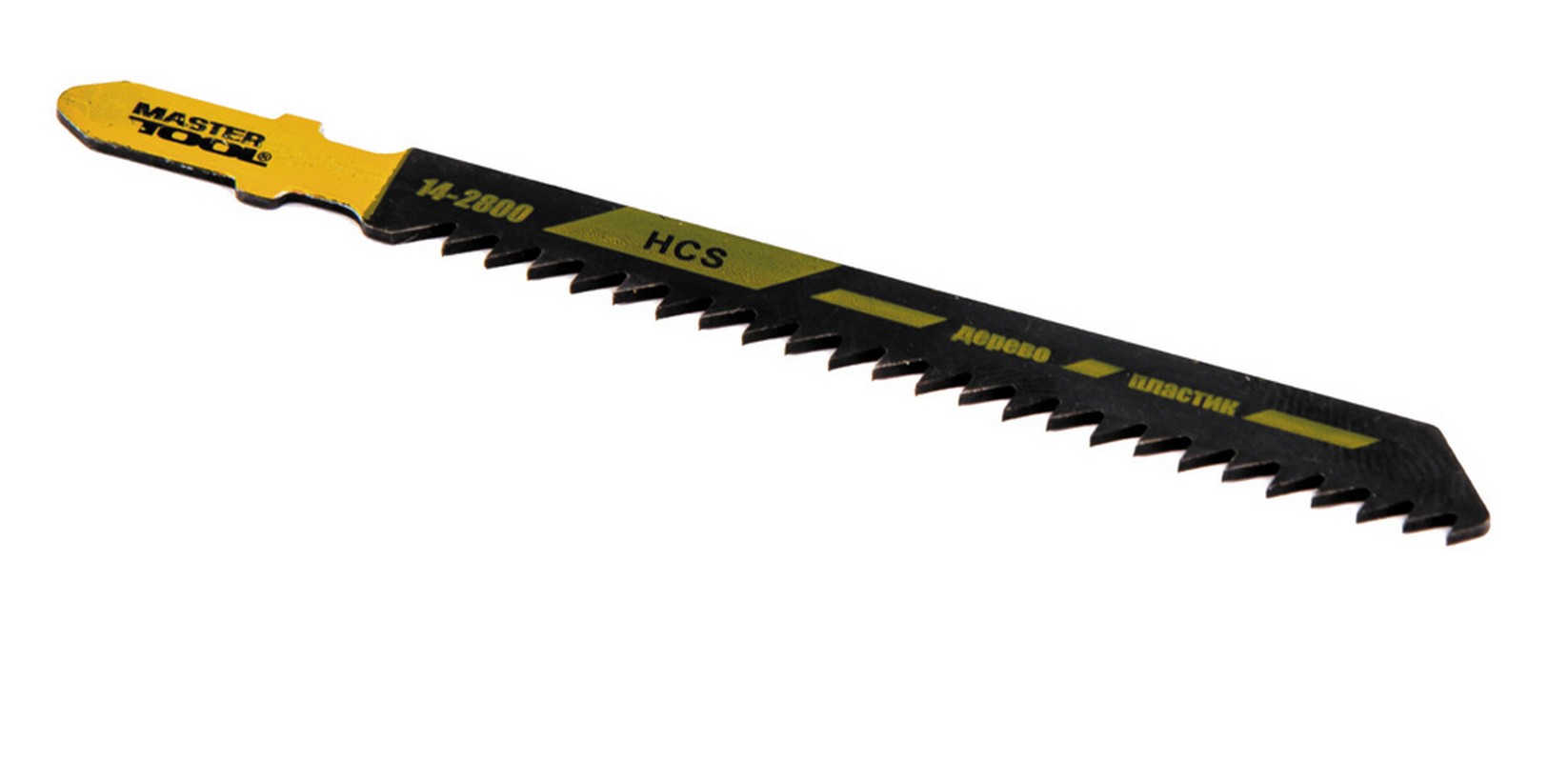 Полотно пильне для лобзика MASTERTOOL T111C 5 шт дерево/пластик швидкий прямий різ 8TPI/100 мм 14-2800 view 1